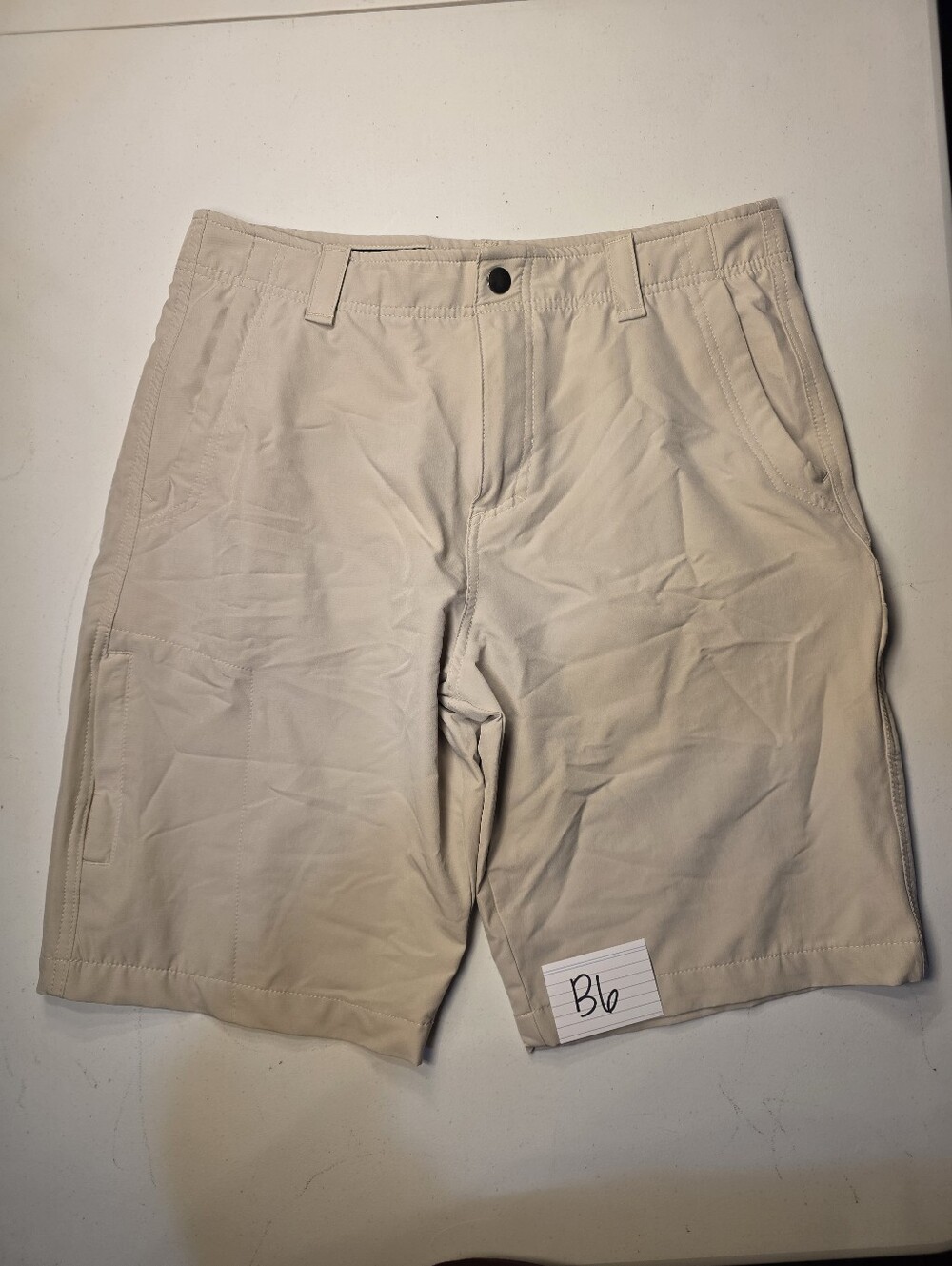 Lake & Trail Men's Performance Hiking Shorts - Khaki Tan Size 34